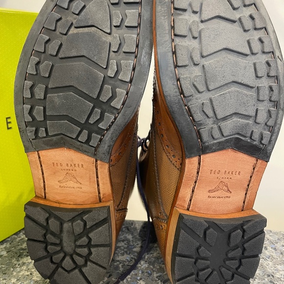 👞 TED BAKER “SEALLS 3” Men’s Leather Boots 👞 size: UK 9 / US 10 D - Picture 2 of 7